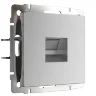 W1181006/ Розетка Ethernet RJ-45 (серебряный) W1181006 - фото