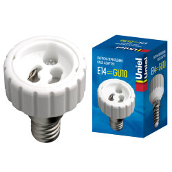 LH14-GU10L Переходник с цоколя Е14 на GU10, Материал корпуса PBT