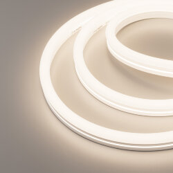 Светодиодная лента герметичная MOONLIGHT-SIDE-Х336-12х24mm 230V Day4000 (11 W/m, IP65, 50m, wire х1) (Arlight, Грибовидная форма) 051903