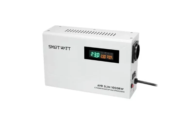 Стабилизатор напряжения настенный SMARTWATT AVR SLIM 1000RW 4512020310001 - фото