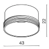 Декоративное кольцо для Фокус / Focus LED 5Вт (Белый) RingS-5-W - фото 2