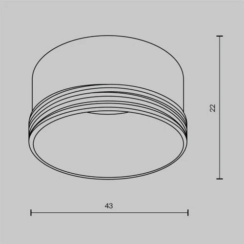 Декоративное кольцо для Фокус / Focus LED 5Вт (Белый) RingS-5-W - фото 7