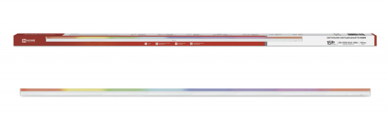 Светильник светодиодный СПБ-Т5-RGBW 15Вт 230B red-green-blue-4000К 1200мм IN HOME - Фото