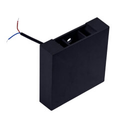 ULU-P33B-4W-4000K IP65 BLACK Светильник светодиодный уличный, Архитектурный накладной, Белый свет 4000K, Корпус черный, TM Uniel