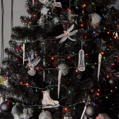 UDL-S1500-300-DGA MULTI IP20 MINI Гирлянда с контроллером, 15м, 300 миниламп накаливания, Разноцветный свет, Провод зеленый. - фото 7