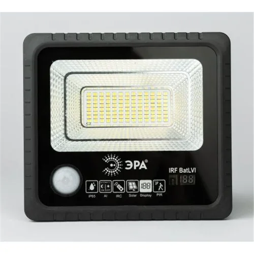 Прожектор светодиодный 50Вт 5000К 360лм IP65 уличный с датчиком движения солнечная батарея ПДУ Эра Б0049546 - фото 6