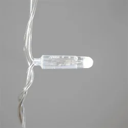 Гирлянда Занавес с Колпачком 2 x 3 м Белый 220В, 600 LED, Провод Прозрачный ПВХ, IP65