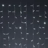 Гирлянда Занавес с Колпачком 2 x 3 м Белый 220В, 600 LED, Провод Прозрачный ПВХ, IP65. Фото 3.