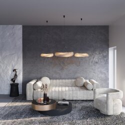 Подвесной «ODEON LIGHT» 7067/36L, серия: SILK - Переключатель цветовой температуры