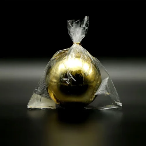 Шар на Елку Светло-Золотой, Ø15 см. Фото 1.