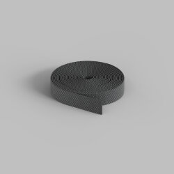 Гибкий трек-ремень Belty, серия Base, 5м, 48V DC, IP20, тёмно-серый, ткань, медь, Denkirs TR5500-DG