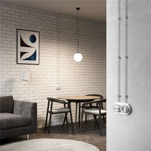 Изоляторы 100 шт белый матовый Vintage W6433401 - фото 2