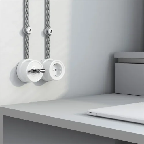 Изоляторы 100 шт белый матовый Vintage W6433401 - фото 4