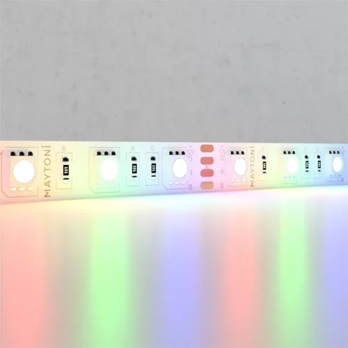 Светодиодная лента 12В 5050 14,4Вт/м Цветная (RGB) 5м IP20 (Белый) 10134 - фото