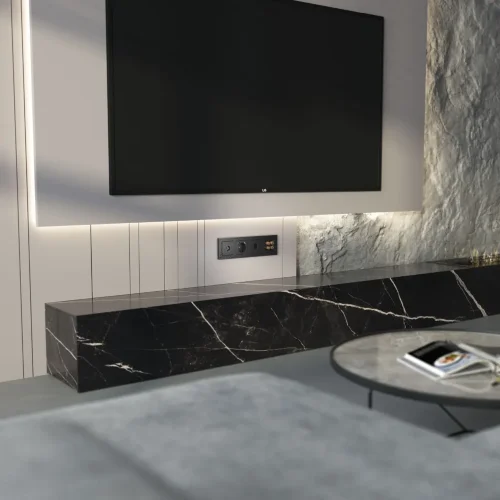 Акустическая розетка (Hammar черный) W1285008 - фото 2