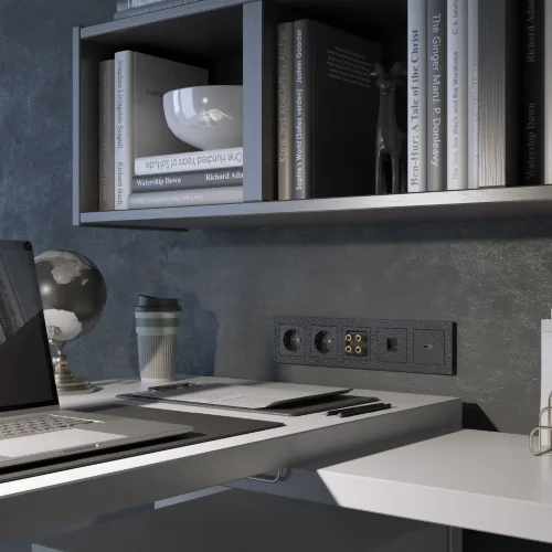 Акустическая розетка (Hammar черный) W1285008 - фото 4