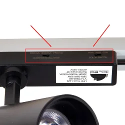 Светодиодный трековый светильник 2L VTB80 PX100(220VAC, 26-30W, 3000/4000/6500K, 36°, CRI&gt;90,черный)