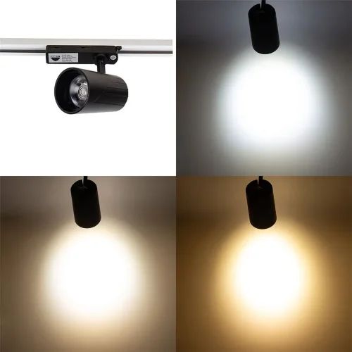 Светодиодный трековый светильник 2L VTB80 PX100(220VAC, 26-30W, 3000/4000/6500K, 36°, CRI>90,черный) - фото I