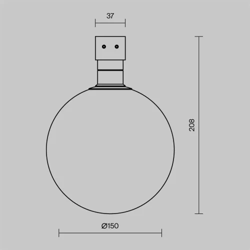 Уличный трековый светильник Luna Elasity IP 3000К 9Вт 120° черный (Черный) - фото 7