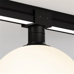 Уличный трековый светильник Луна / Luna Elasity IP 3000К 9Вт 120° черный (Черный) O-TR01-2-S-9WB3K