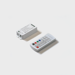 'Контроллер RGBW, 2.4G с пультом, 21 кноп., DC12/24V, <16A(MAX), SW-RGBW-2.4G-16A 021387