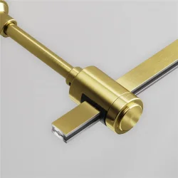 Крепление настенное Wall одинарное удлиненное Flarity латунь (Латунь)