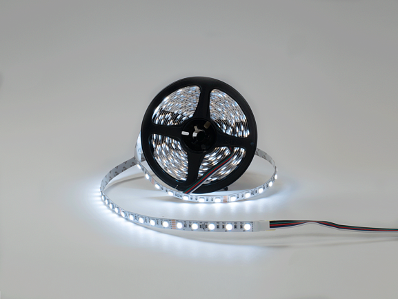 Светодиодная лента 5050, 60 LED/м, 19,2 Вт/м, 24В , IP20, Цвет: RGB + нейтральный белый, SWG560-24-19.2-RGB+NW-M - фото