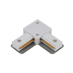 Коннектор L-тип LRB-WH для шинопровода RB белый IN HOME