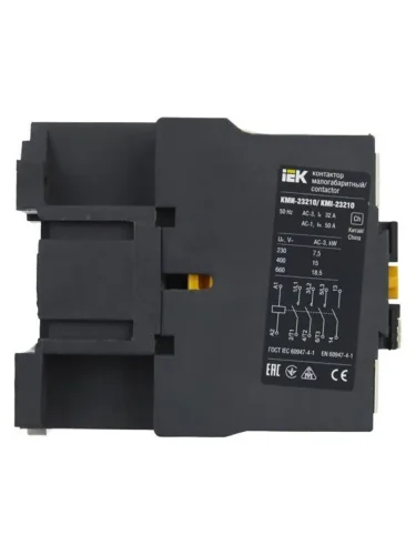 Контактор КМИ-23210 32А 230В/АС3 1НО KARAT IEK KKM21-032-230-10 - фото 5