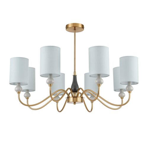 Люстра на штанге «LUMION» 6590/8, серия: ANRI (крепление на планке). Фото 1.