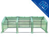 UGT-S33 L270 GREEN Тент из армированного полиэтилена 135г-м2 для парника 270x90x90см, Цвет сетки зеленый, TM ФитоЛето - фото 1