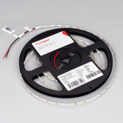 Светодиодная лента RT-A60-5mm 12V Day4000 (4.8 W/m, IP20, 2835, 5m) (Arlight, 4.8 Вт/м, IP20)