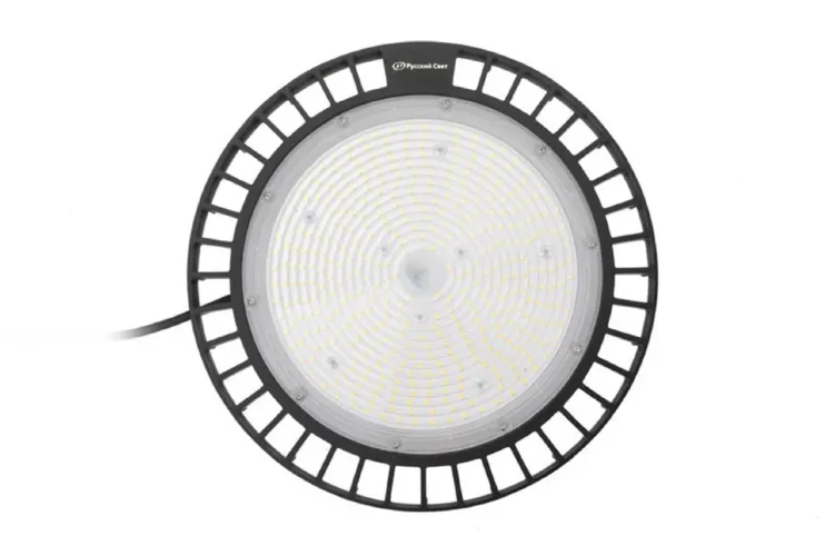 Светильник светодиодный ДСП IB 11 S 150W VW 840 BK 298х298х112мм 150Вт 4000К IP65 High Bay подвес черн. Русский Свет 16091123172 - фото 2