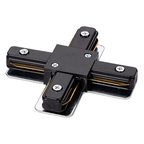 Коннектор Х-образный WOLTA WTL-XC/01B Чёрный - фото 1.