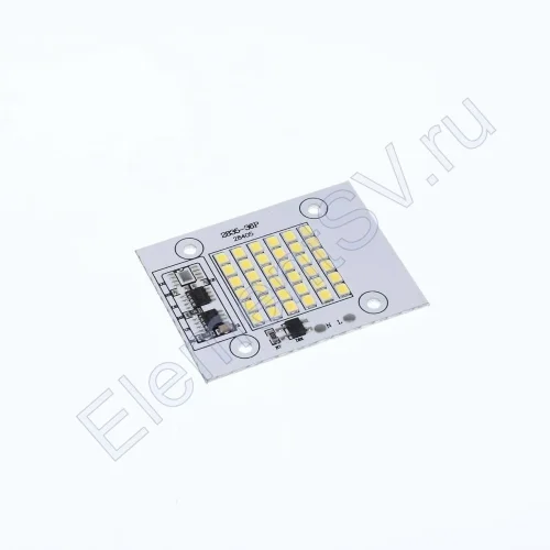 Светодиодная матрица 2835, 36led, 220V, 20W, X301, white - фото.