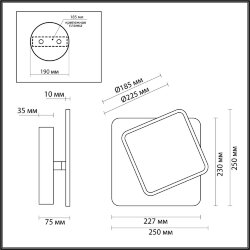 Бра «LUMION» 5629/11WL, серия: DEVIN - -
