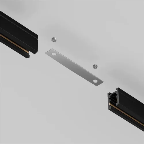 Коннектор прямой для шинопровода Levity (Серебро) - фото 4