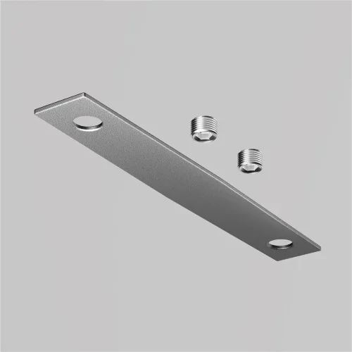 Коннектор прямой для шинопровода Levity (Серебро) TRA184C-11S - фото 2