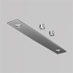 Коннектор прямой для шинопровода Levity (Серебро) TRA184C-11S