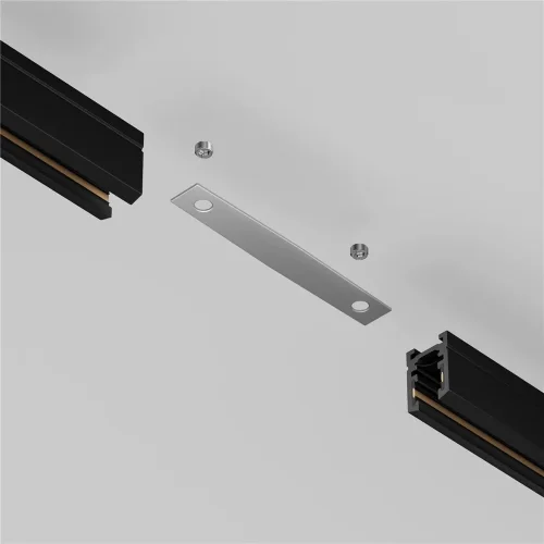 Коннектор прямой для шинопровода Levity (Серебро) TRA184C-11S - фото 4