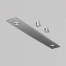 Коннектор прямой для шинопровода Levity (Серебро) TRA184C-11S - фото 6