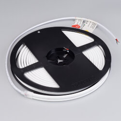 Светодиодная лента герметичная MOONLIGHT-SIDE-А168-4х10mm 24V Warm3000 (7.2 W/m, IP65, 5m, wire х2) (Arlight, Вывод прямой, 3 года) 037553
