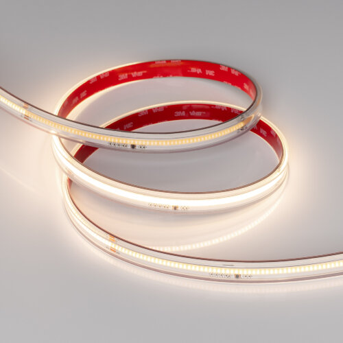 Светодиодная лента герметичная SPI-COB-PS-X378-14mm 24V Warm3000-PX63-BPT (7 W/m, IP67, 5m) (Arlight, бегущий огонь) - фото 2