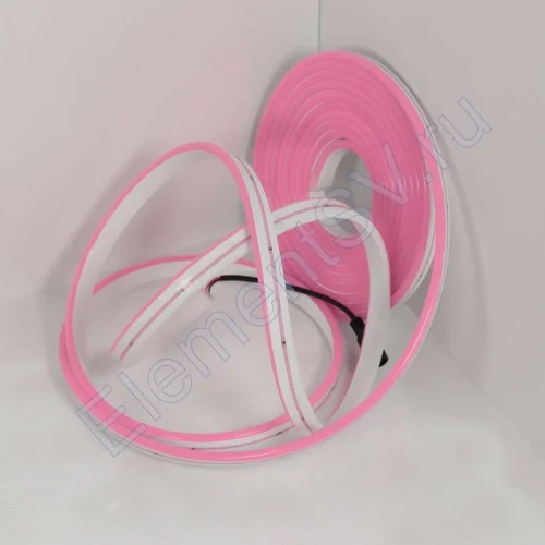 Светодиодный гибкий неон 4.5*13, 24V pink LB18 (блистер 5м) - фото 2.