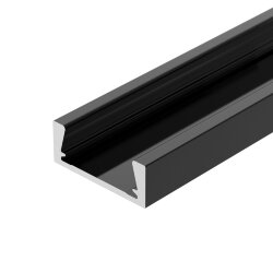 Профиль MIC-М-2000 ANOD BLACK (Arlight, Алюминий) 044540
