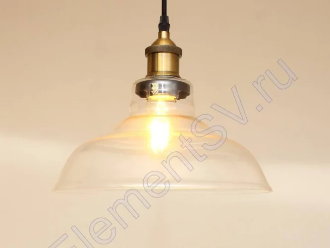 Светильник лофт PG208-C PA32 (220V, E27, стекло) - фото 2.
