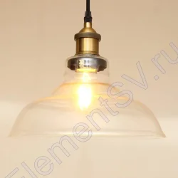 Светильник лофт PG208-C PA32 (220V, E27, стекло)