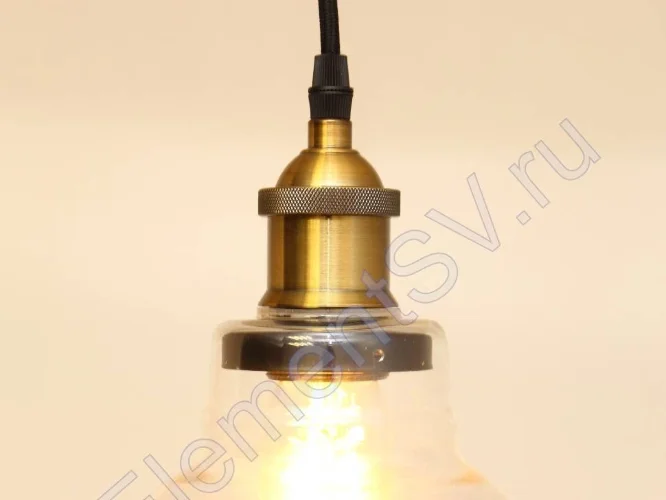 Светильник лофт PG208-C PA32 (220V, E27, стекло) - фото 3.