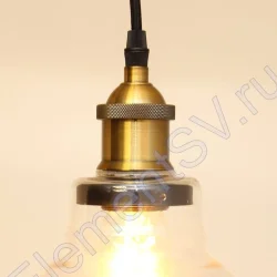 Светильник лофт PG208-C PA32 (220V, E27, стекло)