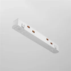 Коннектор питания прямой Exility белый (Белый)